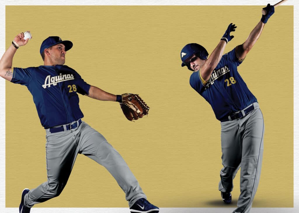 alternate baseball uniform action